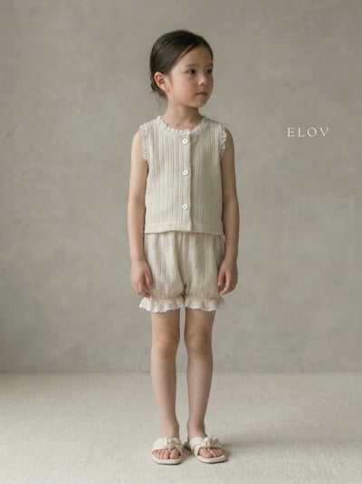 Mon petit15｜(73-118cm) 蕾絲花邊套裝4