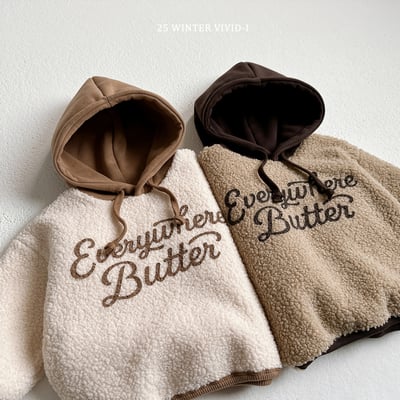 vivid62｜(78cm-125cm) 刷毛撞色連帽上衣3