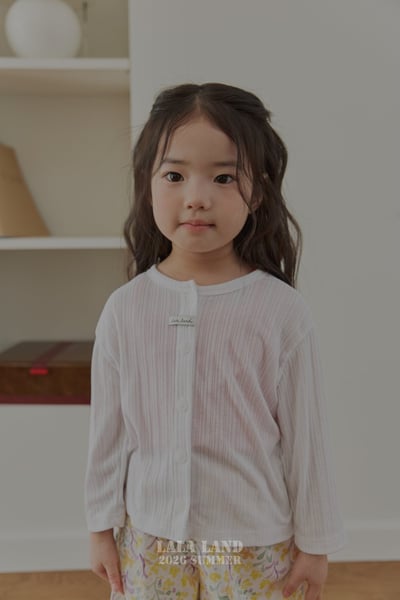 lala land55｜(75-120cm) 2色羅紋開襟外套1