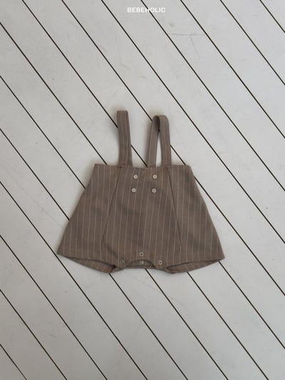 Bebe holic56｜(3m-18m) 吊帶排釦包屁褲12