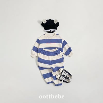 Oottbebe58｜(1y-7y)   條紋拼色套裝12