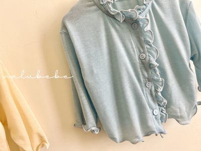 Valubebe 45｜(65-90cm) 花邊鈕釦外套7