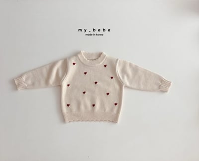 my_bebe09｜(-12m-7y) 愛心針織上衣3