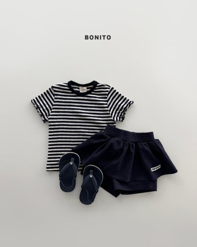 Bonito28｜(75cm-125cm) 3色木耳邊拼色上衣7