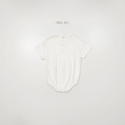 bebe nine08  (6m-24m) 2色小狗印圖包屁衣6