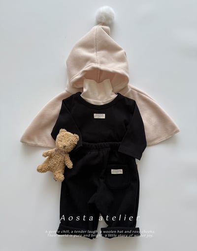 AOSTA61｜(6m-5y) 小標壓線上衣6