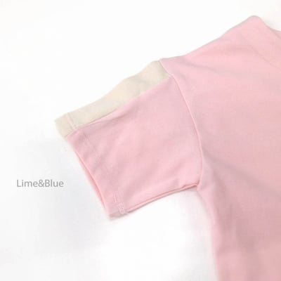 LIME&BLUE24｜(80-118cm)  袖邊拼色套裝10