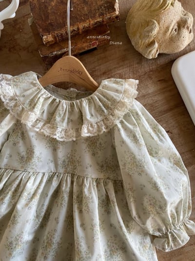 Anne Shirley06｜(3m-22m) 2色蕾絲花邊領包屁洋裝9