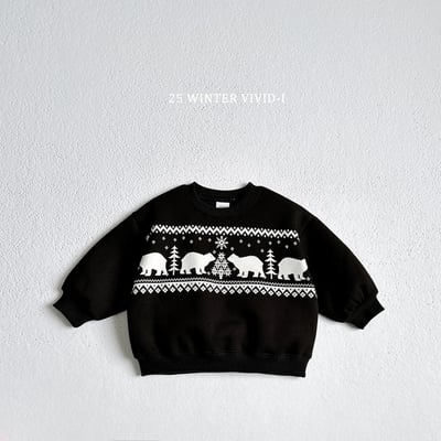 vivid82｜(78cm-125cm) 麋鹿北極熊印花休閒上衣9