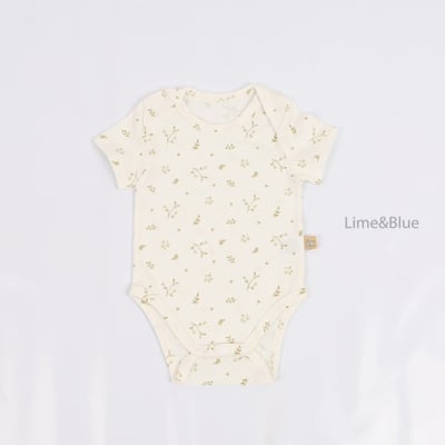 LIME&BLUE12｜(55-80cm)  黃油花包屁衣9