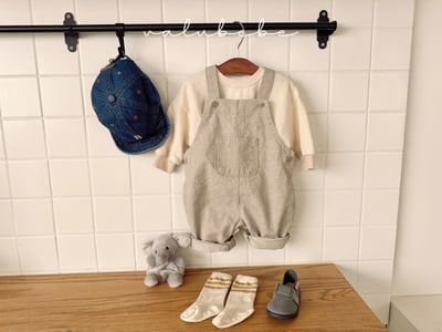 Valubebe80｜(65-80) 吊帶包屁扣長褲6