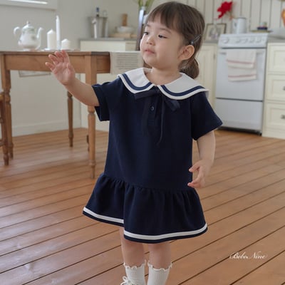 bebe nine22  (65cm-115cm) 3色英倫學院風連身裙14