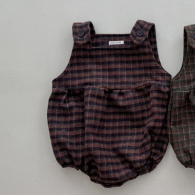 mimi market02 (65-85cm)  格紋背心包屁衣6