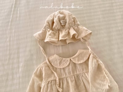 Valubebe20｜(65-90) 棉麻花苞帽16