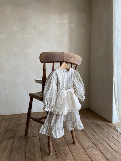 Anne Shirley14｜(1y-5y) 1色春日花卉滾邊洋裝12