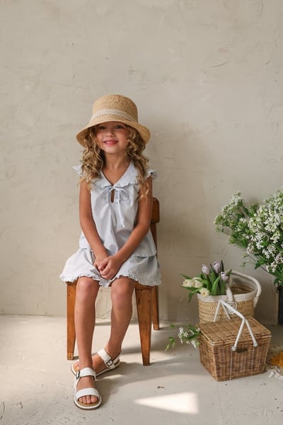 FLO38｜(75-140) 花邊波浪褲裙13