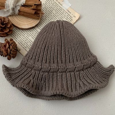 Oottbebe53｜(6m-3y  Free)  針織漁夫帽8