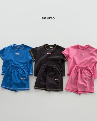 Bonito32｜(75cm-125cm) 3色標籤簽名縫線套裝3