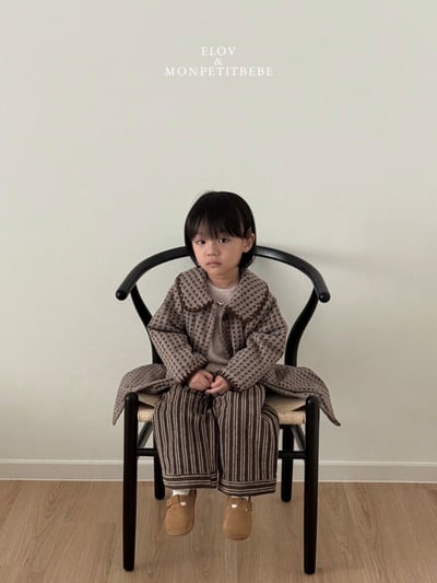 Monpetitbebe19｜(70cm-110cm) 復古滾邊夾克大衣10