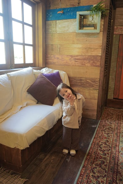 onu 46｜(70cm-115cm) 碎花圓弧上衣8