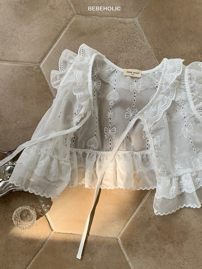 Bebe holic52｜(Free) 荷葉邊蕾絲背心10