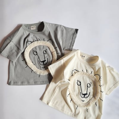 1st blue27｜(~93-118cm) 獅子設計上衣8