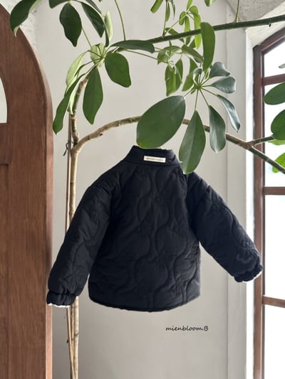 Bloom.b45｜(0m-24m/85cm-125cm) 蝴蝶結印花絎縫雙面刷毛外套16