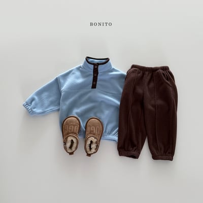 Bonito06｜(75cm-125cm) 半開襟刷毛套裝10