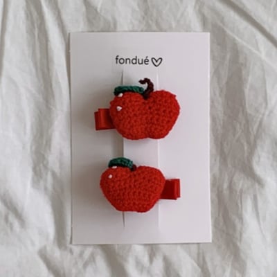 Fondue 45｜(Free)  蘋果髮夾5
