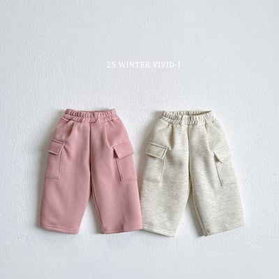 vivid14｜(78cm-125cm) 口袋工裝棉褲2