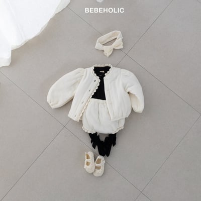 Bebe holic28｜(3m-18m) 小香風蕾絲燈籠褲16