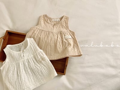 Valubebe 68｜(65-90cm) 胸釦無袖上衣3