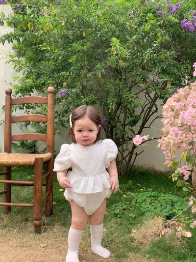 JE26｜(66-120cm) 泡泡袖綁帶包屁衣/洋裝17