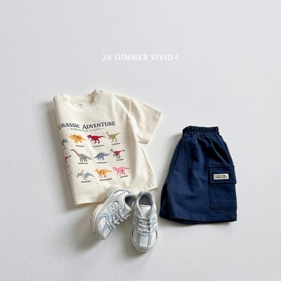 vivid74｜(78cm-125cm) 3款考古小恐龍短袖上衣18