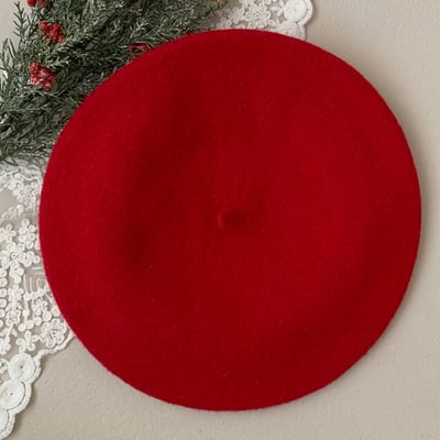 Oottbebe56｜(3y-6y  Free)  冬季羊毛貝雷帽12