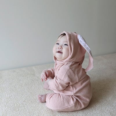 LEMONADE08｜(55cm-85cm) 3色小兔連帽連身衣11