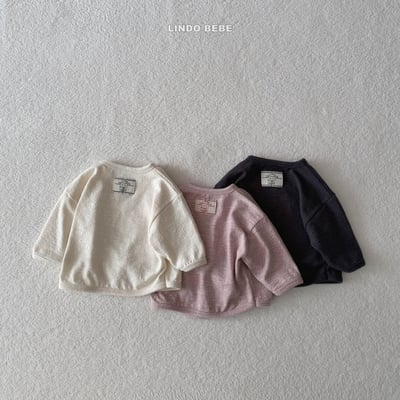 Lindo03｜(3m-18m) 圓領壓紋上衣2