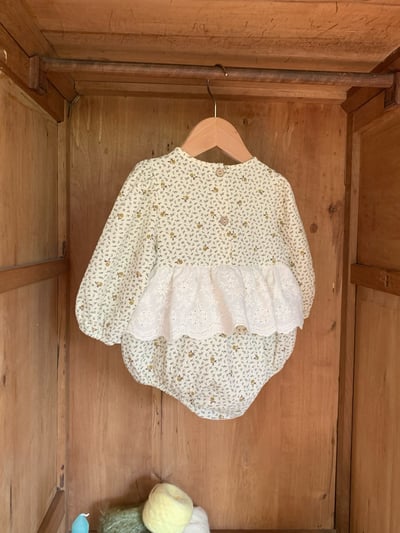 JE616｜(66cm-90cm) 碎花蕾絲背心設計包屁衣21