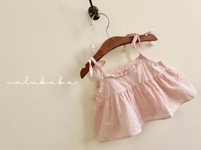 Valubebe 27｜(65-90cm) 綁帶線條娃娃衣5