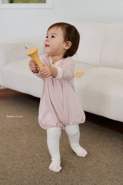 bebe nine21 (65cm-75cm) 3色蝴蝶結緞帶褲襪4