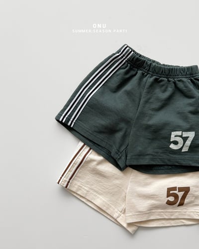 onu05｜(70cm-115cm) 數字印花休閒短褲3