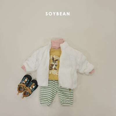 Soybean81｜(75cm-118cm) 刷毛拉鍊外套7