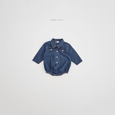 bebe nine03 (65-90) 2色牛仔包屁衣15