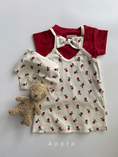 AOSTA09｜(6m-5y) 7色小標素色上衣8