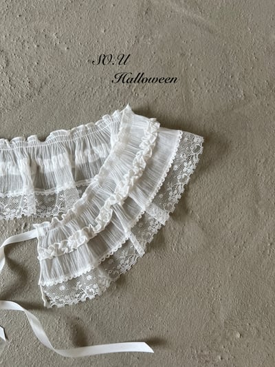 SO.U19｜(Free)  蕾絲花配件腰小裙4