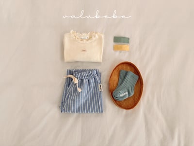 Valubebe 56｜(65-90cm) 木耳邊小標上衣6