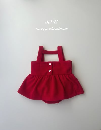 SO.U16｜(12m-18)  蝴蝶結吊帶包屁裙2