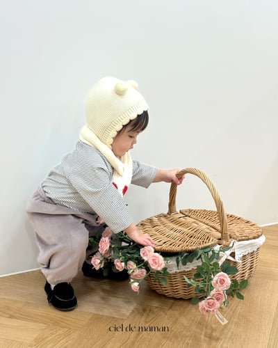 Cieldemaman05｜(76cm~110cm)  4色條紋長袖上衣5