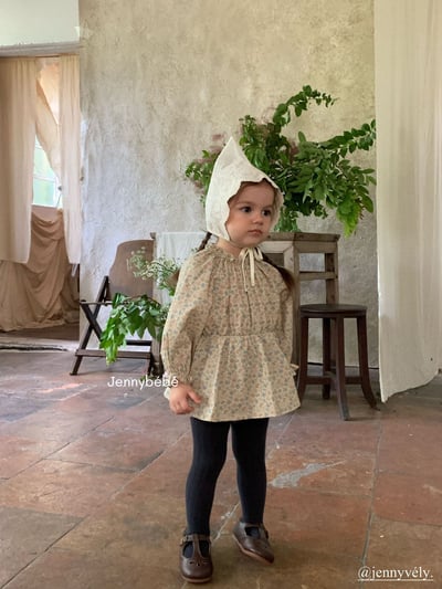 JE552｜(66-90cm) 法式碎花包屁衣4