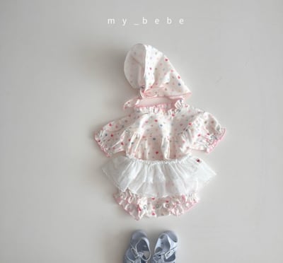 my_bebe12｜(58-72cm) 荷葉滾邊包屁衣5